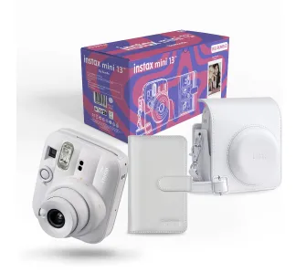 Aparat Fujifilm Instax MINI 13 + Etui + Album Biały