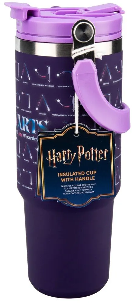 Kubek Paladone Harry Potter - Hogwarts Spells Insulated Cup with Top Handle 900ml