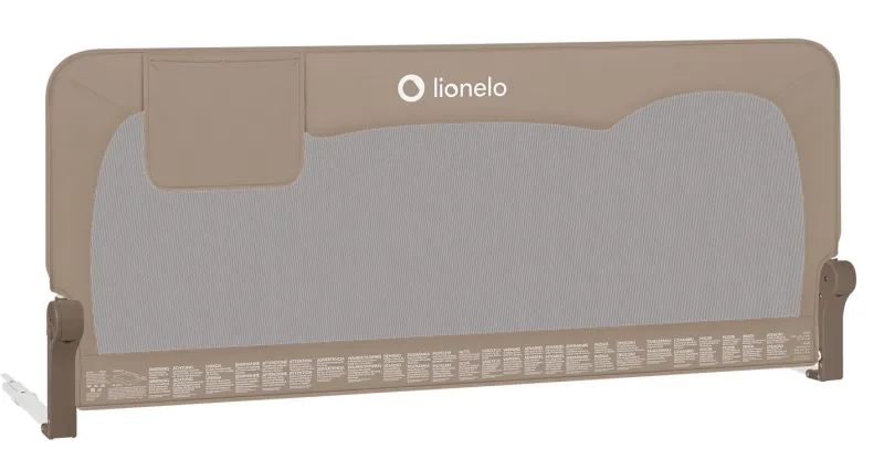 Barierka do łóżka Lionelo Hanna Beige Melange