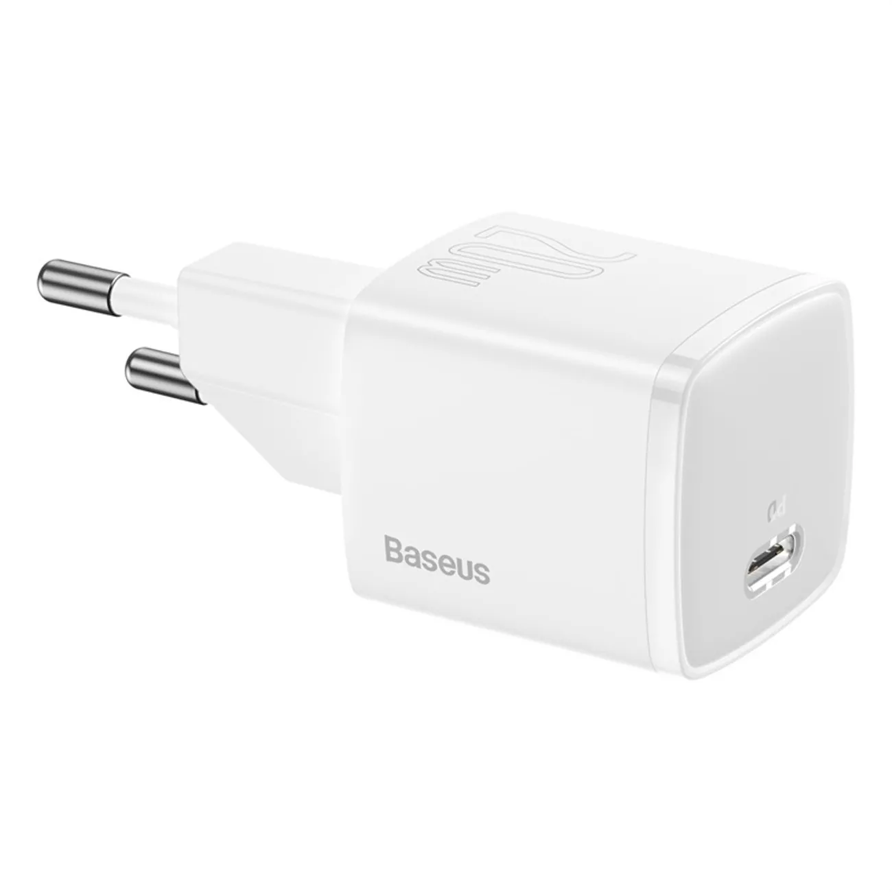 Ładowarka sieciowa Baseus Cube PD USB-C 20W Biały