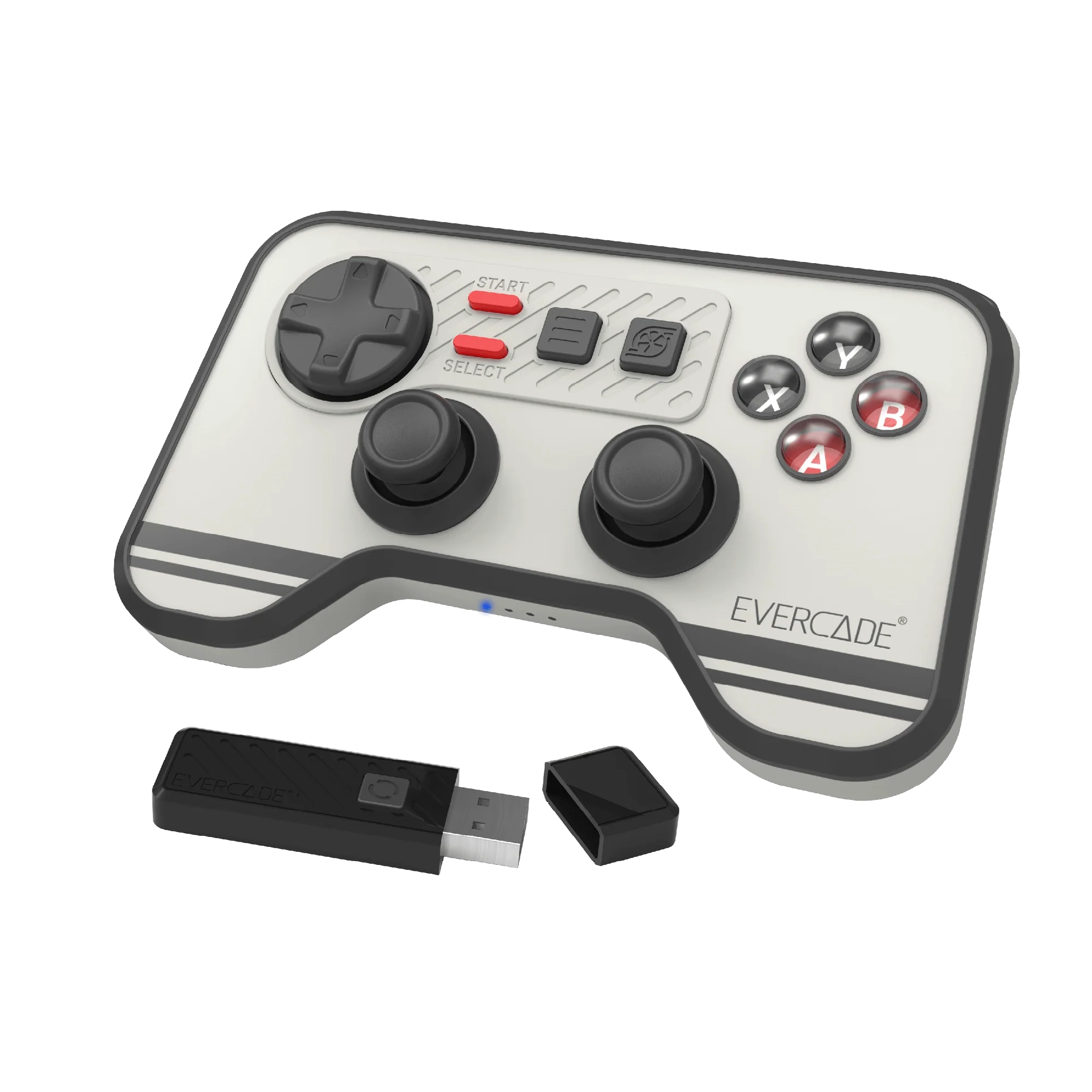 Pad Evercade Wireless Controller Bezprzewodowy Szary