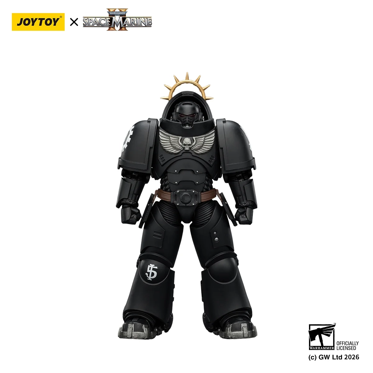 Figurka Joy Toy Warhammer 40k Space Marine 2 Iron Hands Heavy Intercessor Game Edition