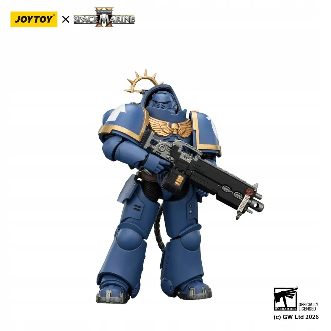 Figurka Joy Toy Warhammer 40k Space Marine 2 Ultramarines Heavy Intercessor Game Edition