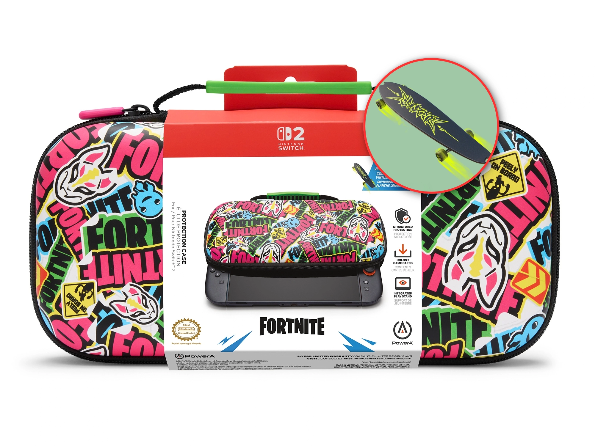 Etui PowerA Protection Case - Fortnite Sticker Mashup do Nintendo Switch 2
