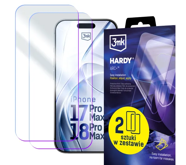 3mk Hardy ARC+ 4 layers do iPhone 18 Pro Max / 17 Pro Max