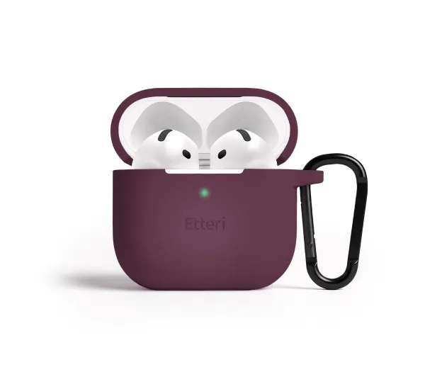 Etteri silikonowe do AirPods 4, AirPods 5 Ciemna wiśnia