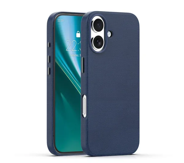 Etteri Elegant Mag do iPhone 16 Ciemnoniebieski