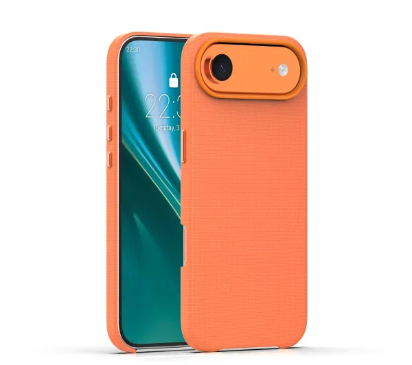 Plecki Case do iPhone 17 Air pomarańczowe Etteri Elegant mocny magnes 2mm