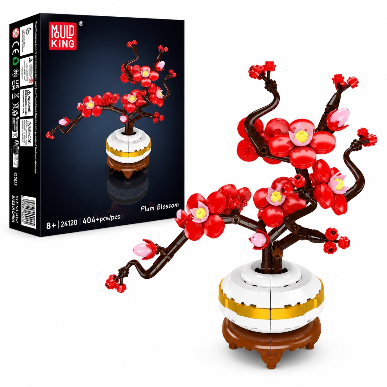 Zestaw klocków Mould King 24120 Plum Blossom Botanical