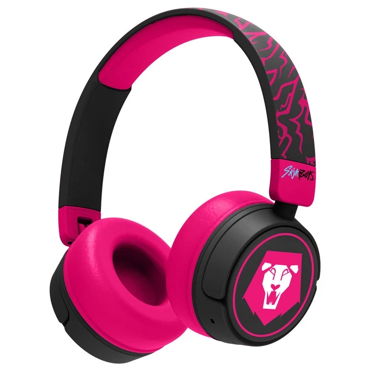 Słuchawki OTL Technologies K-Pop Demon Hunters Saja Boys Kids Wireless Nauszne Dla Dzieci Czarno-czerwony