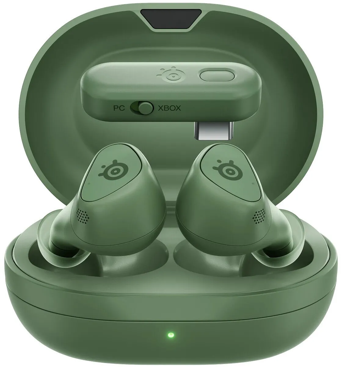 Słuchawki bezprzewodowe z mikrofonem SteelSeries Arctis GameBuds Playstation Matcha Dokanałowe Zielony
