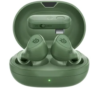 Słuchawki bezprzewodowe z mikrofonem SteelSeries Arctis GameBuds Playstation Matcha Dokanałowe Zielony