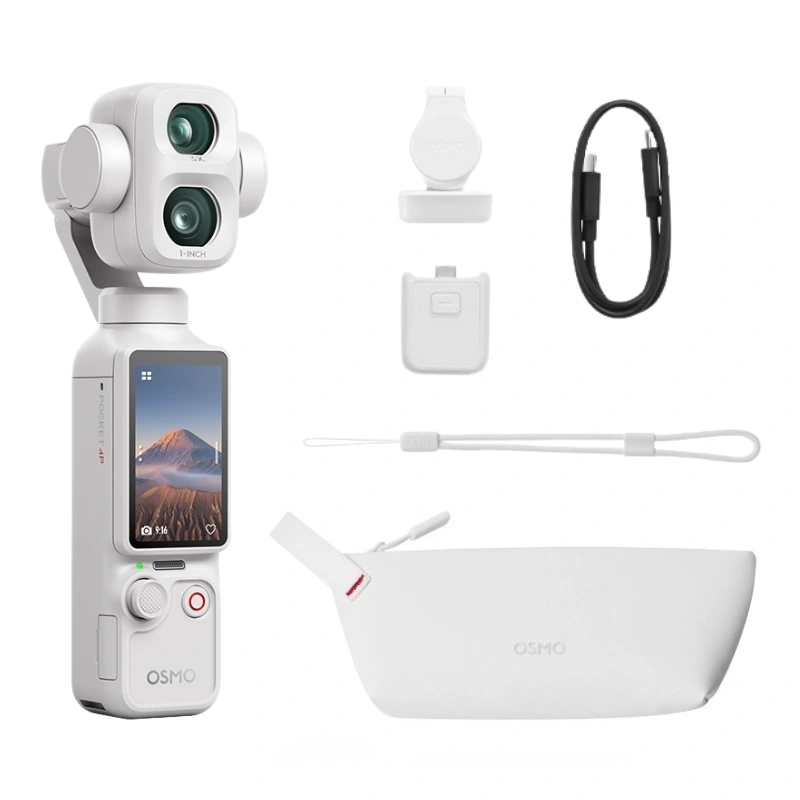 Kamera DJI Osmo Pocket 4P Stand Combo Biały