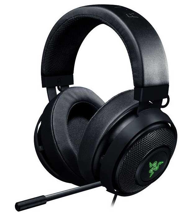 Słuchawki przewodowe z mikrofonem Razer Kraken 7.1 V2 Oval - czarny