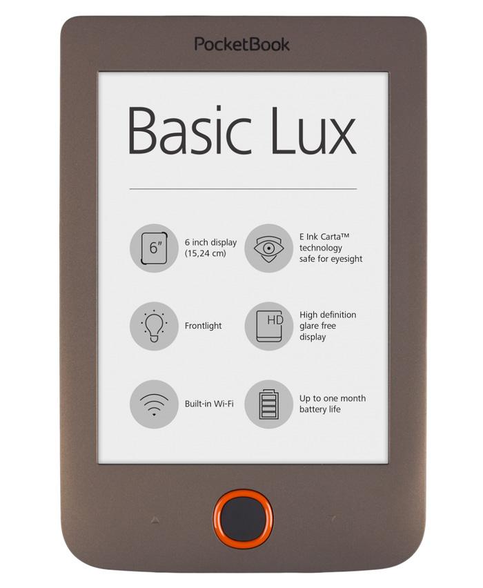 Czytnik E-booków Pocketbook Basic Lux (brązowy)