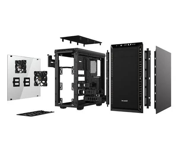 be quiet! Pure Base 600 Window Black Czarny - Kup na Raty - RRSO 0%