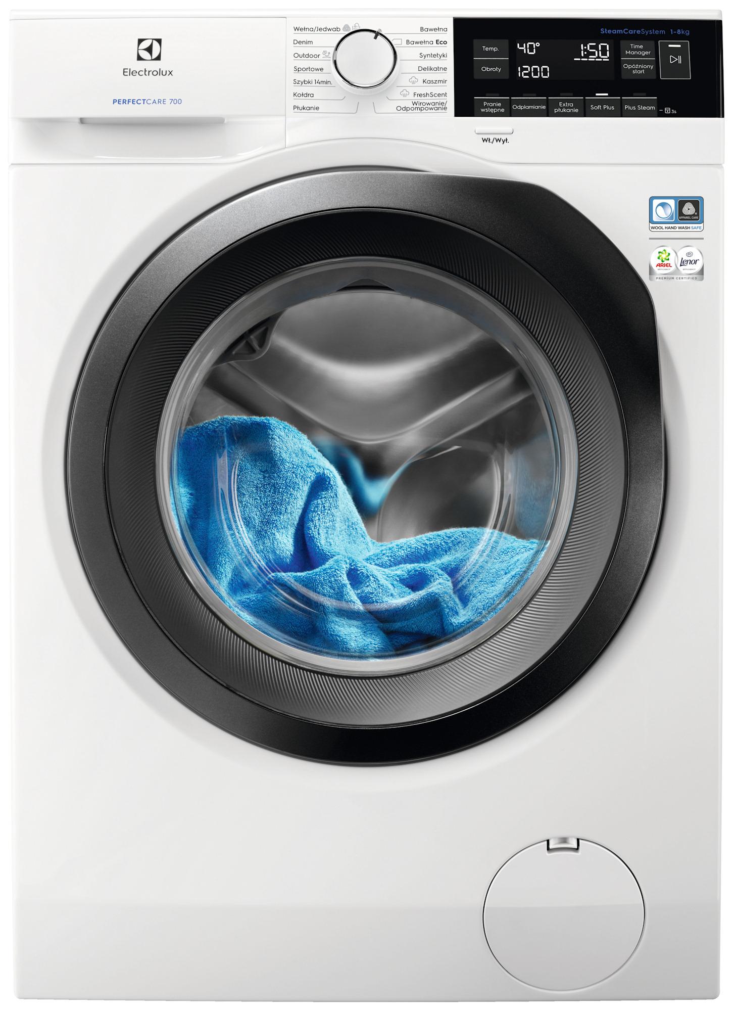 Pralka Electrolux EW7F348SP PerfectCare 700 8kg 1400obr/min