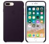 Apple Leather Case iPhone 8 Plus/7 Plus MQHQ2ZM/A (oberżyna)