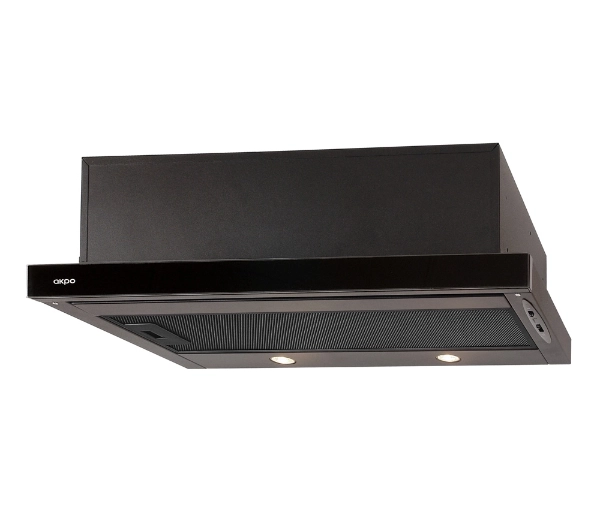 Okapy kuchenne - Akpo WK-7 Light eco glass 50 Czarny