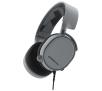 Słuchawki przewodowe z mikrofonem SteelSeries Arctis 3 - szary