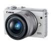 Aparat Canon EOS M100 + 15-45mm IS STM (biały) - Edycja Limitowana