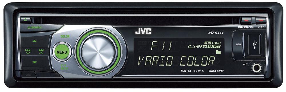 Radioodtwarzacz samochodowy JVC KD-R511