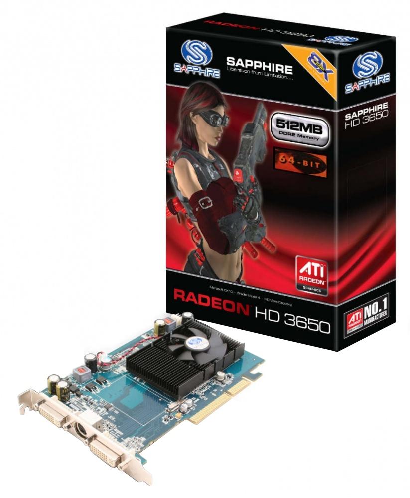 Sapphire technology AMD Radeon HD3650 512MB DDR2 64bit