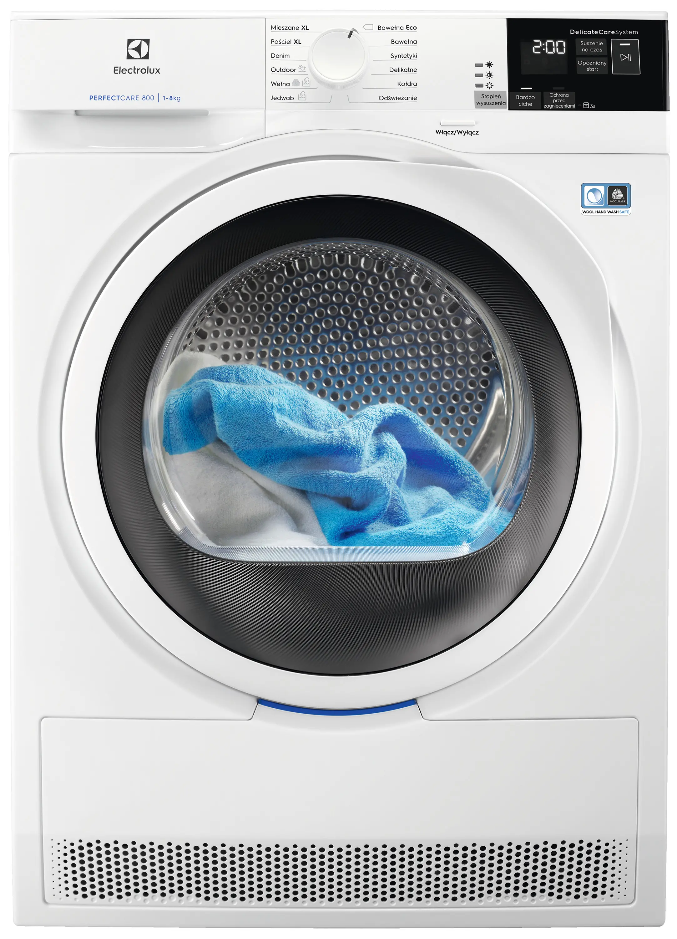 Suszarka Electrolux 800 UltraCare EW8H458WP 63,8cm 8kg