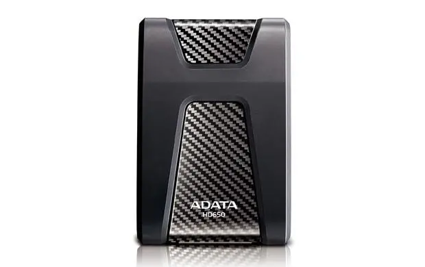 Dysk Adata DashDrive Durable HD650 2TB HDD USB 3.0 Czarny