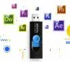 PenDrive Adata UV320 128GB USB 3.1  Czarno-niebieski