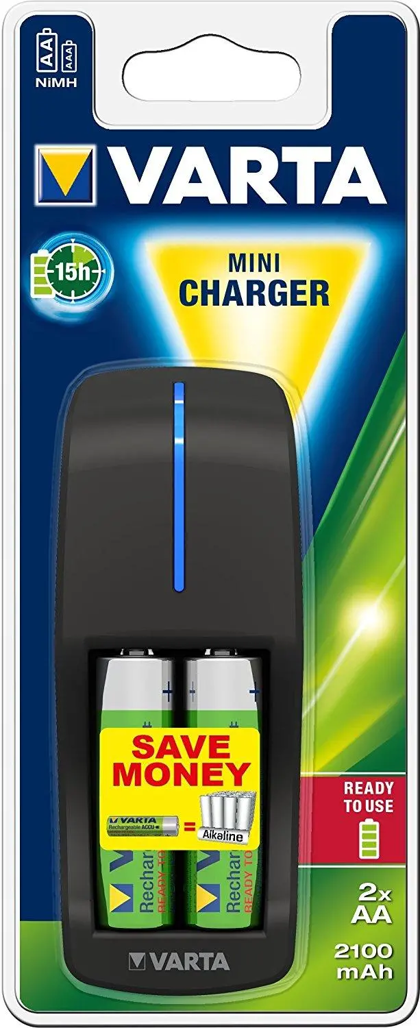 Ładowarka VARTA Mini Charger + 2 akumulatory AA 2100 mAh