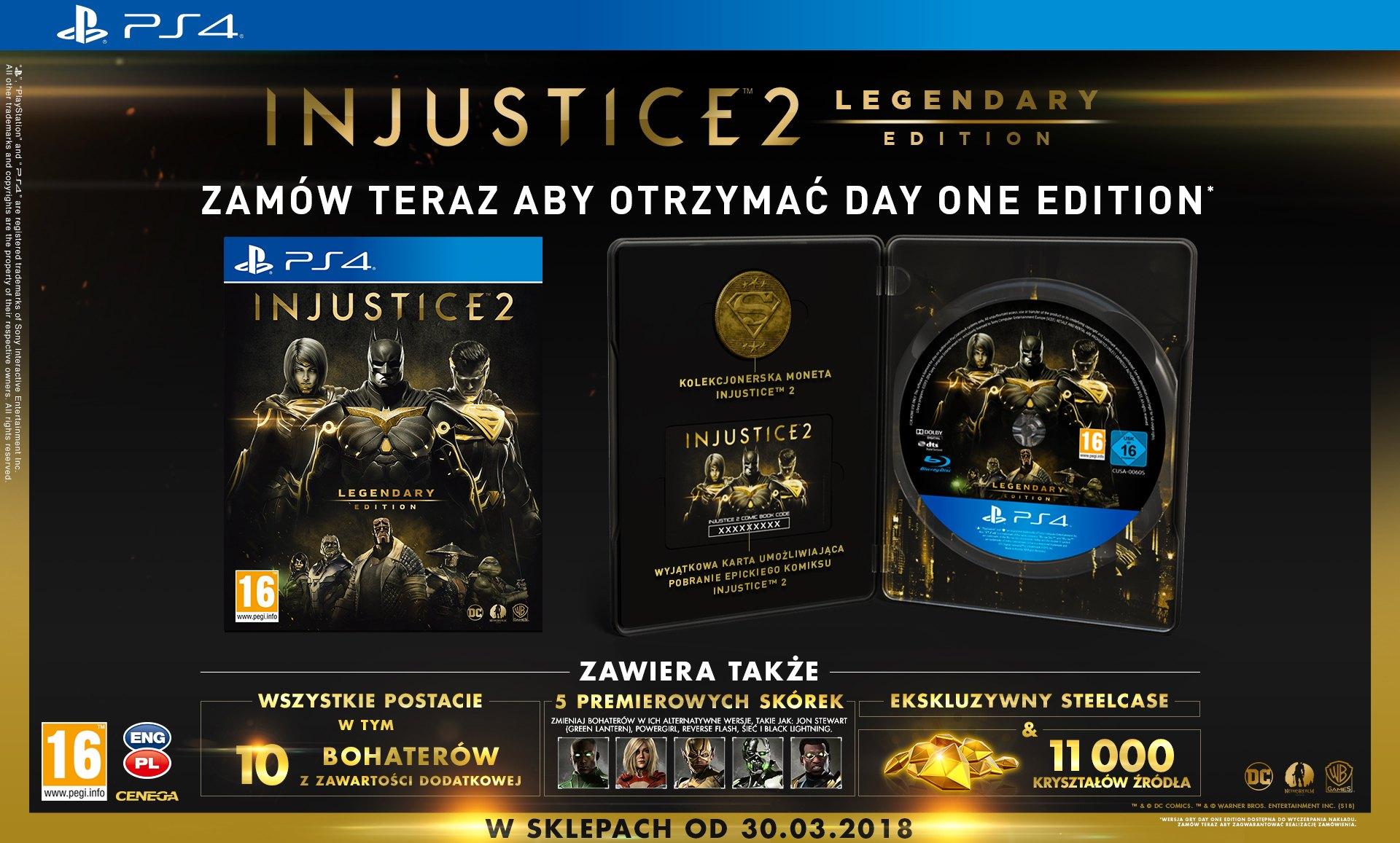 Injustice 2 - Edycja Legendary PS4 / PS5
