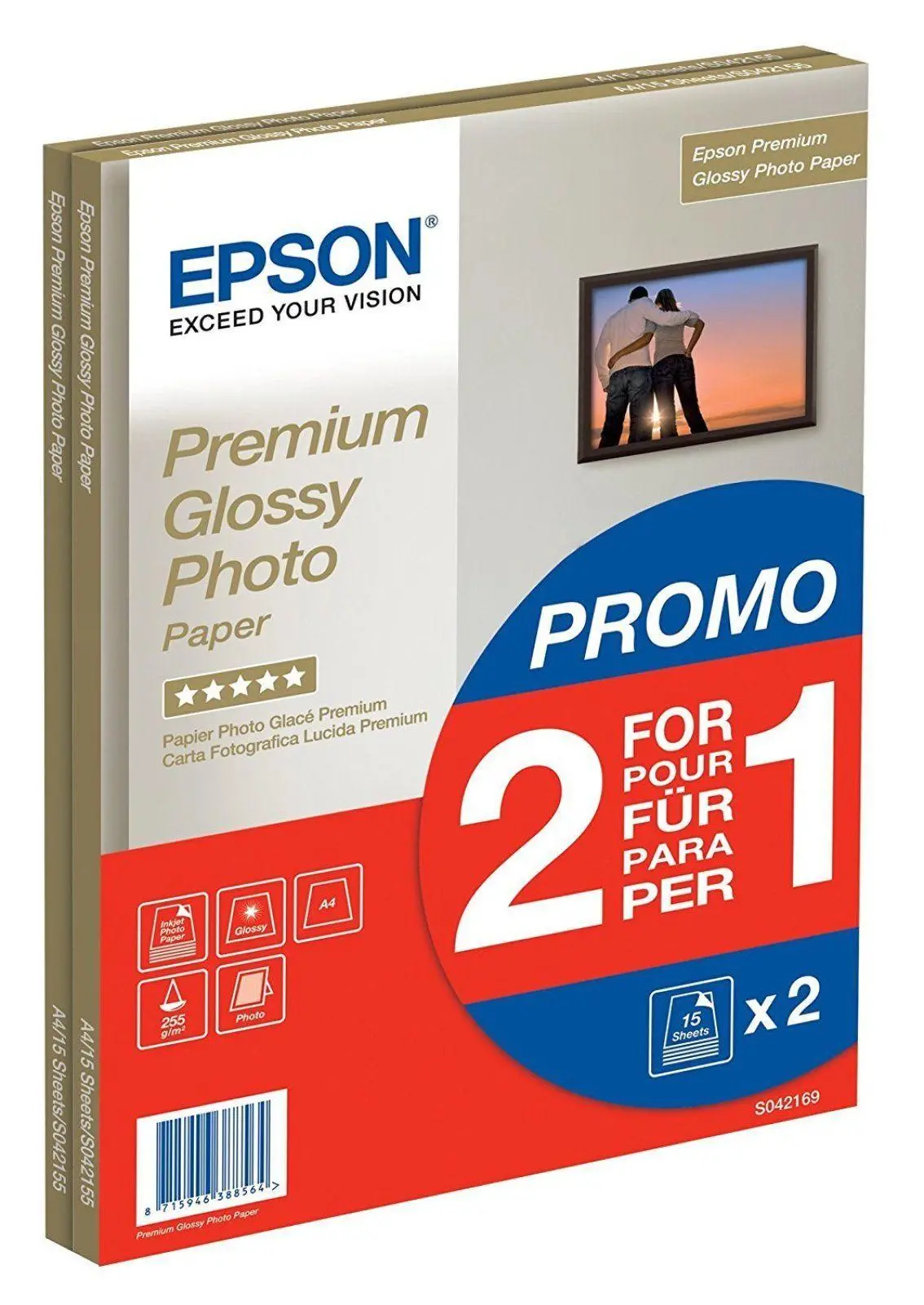 Papier fotograficzny Epson C13S042169 30 Arkuszy