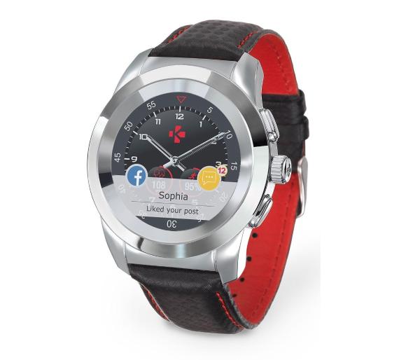Smartwatch MyKronoz ZeTime Premium petite (srebrny/carbon)