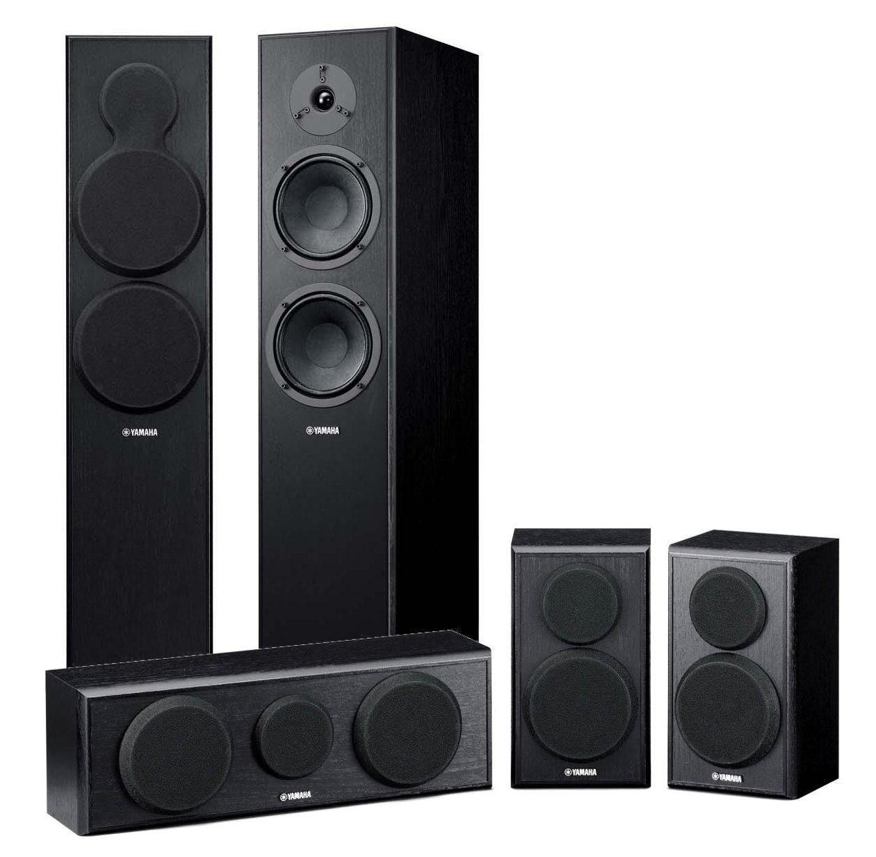 Zestaw kolumn Yamaha NS-F150 + NS-P150 (czarny)