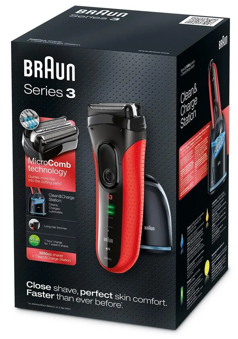Braun Series 3 ProSkin 3050cc Trymer - Dobra cena, Opinie w