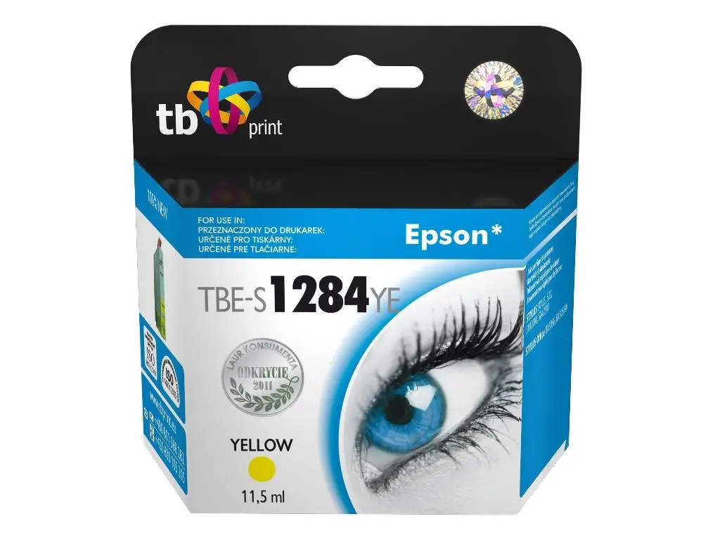 Tusz TB Print TBE-S1284YE (zamiennik T1284) Żółty 11,5 ml