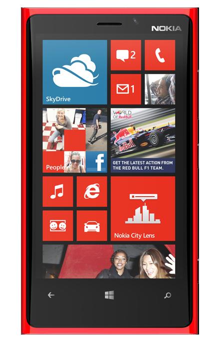 Nokia Lumia 920 (czerwony)