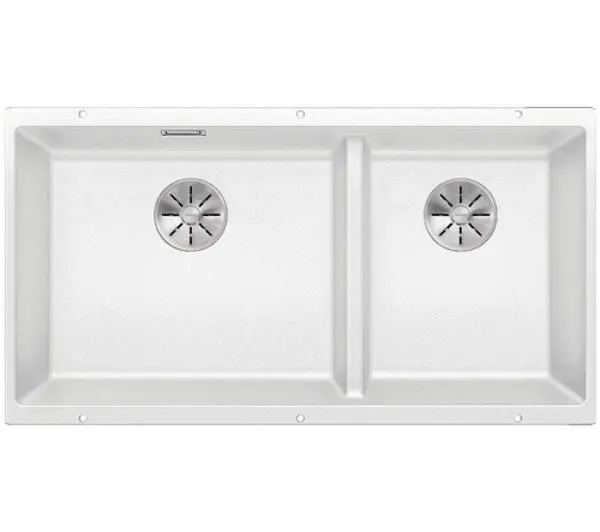 Zlewozmywaki kuchenne - Blanco SUBLINE 480/320-U 523588 Granitowy Biały