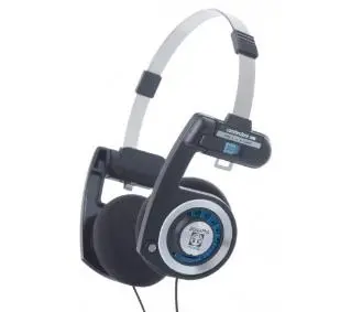 Koss Porta Pro Mic Nauszne Mikrofon Czarno-srebrny