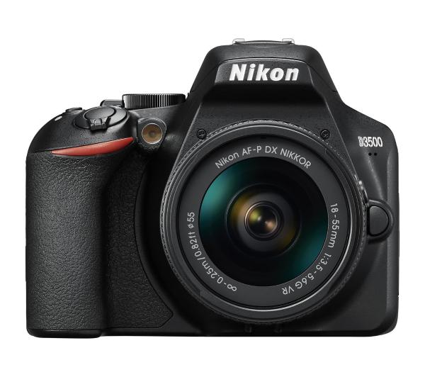 Lustrzanka Nikon D3500 + AF-P DX 18–55 VR