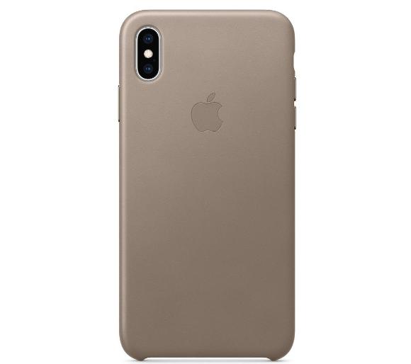 etui dedykowane Apple Leather Case iPhone Xs Max MRWR2ZM/A (jasnobeżowy)