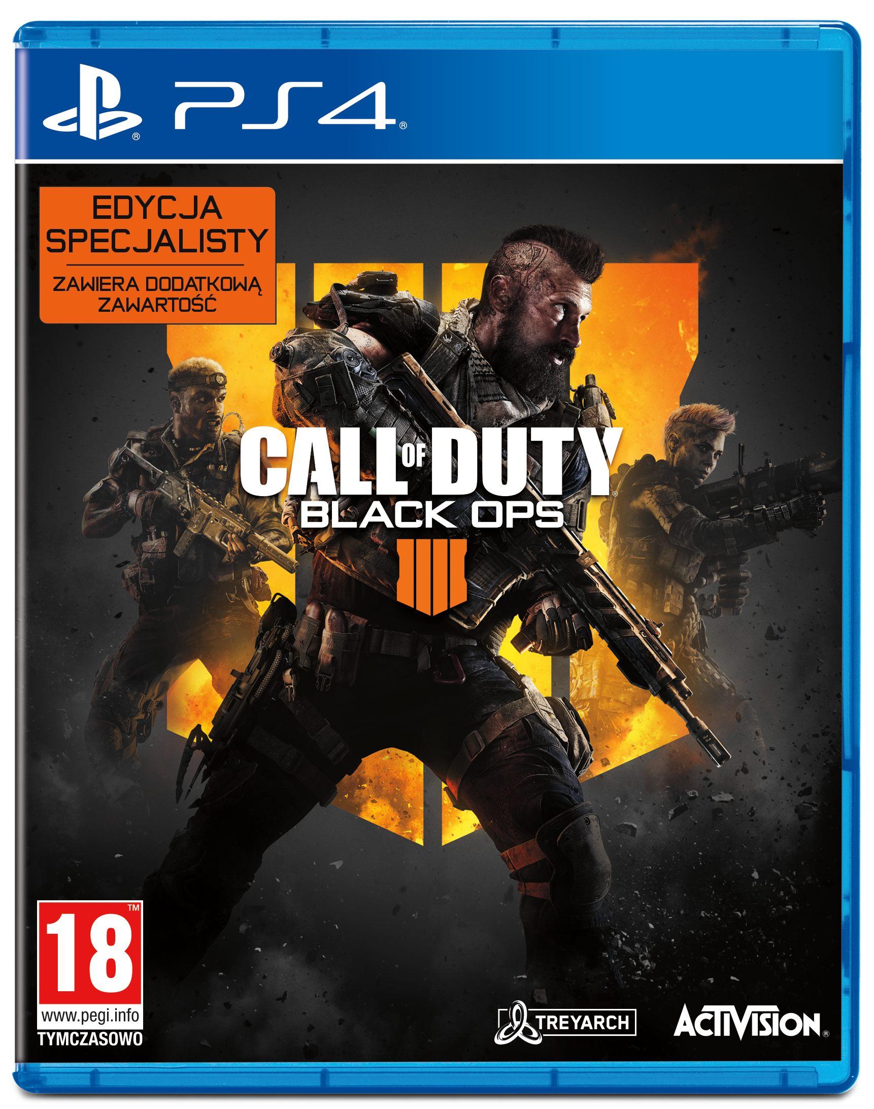 Call of Duty: Black Ops IV - Edycja Specjalisty Gra na PS4 (Kompatybilna z PS5)