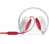 Słuchawki przewodowe z mikrofonem HP H2800 - biało-czerwone