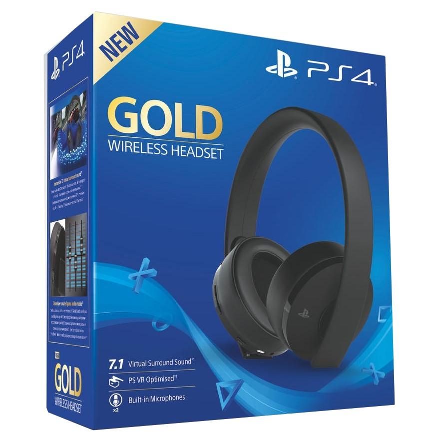 Słuchawki Sony PlayStation Wireless Headset Gold (czarny)