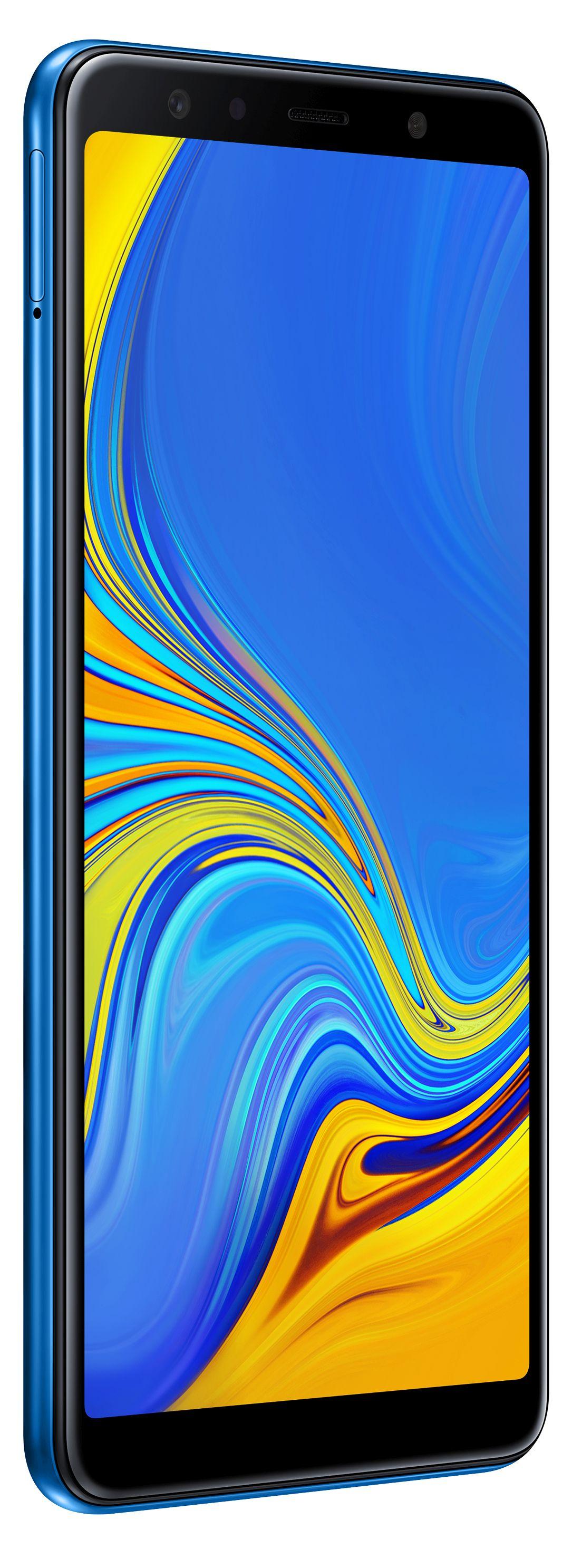 スマートフォン本体 SAMSUNG GALAXY A7 Smartfon Samsung Galaxy A7 SM-A750F (niebieski) - Opinie, Cena