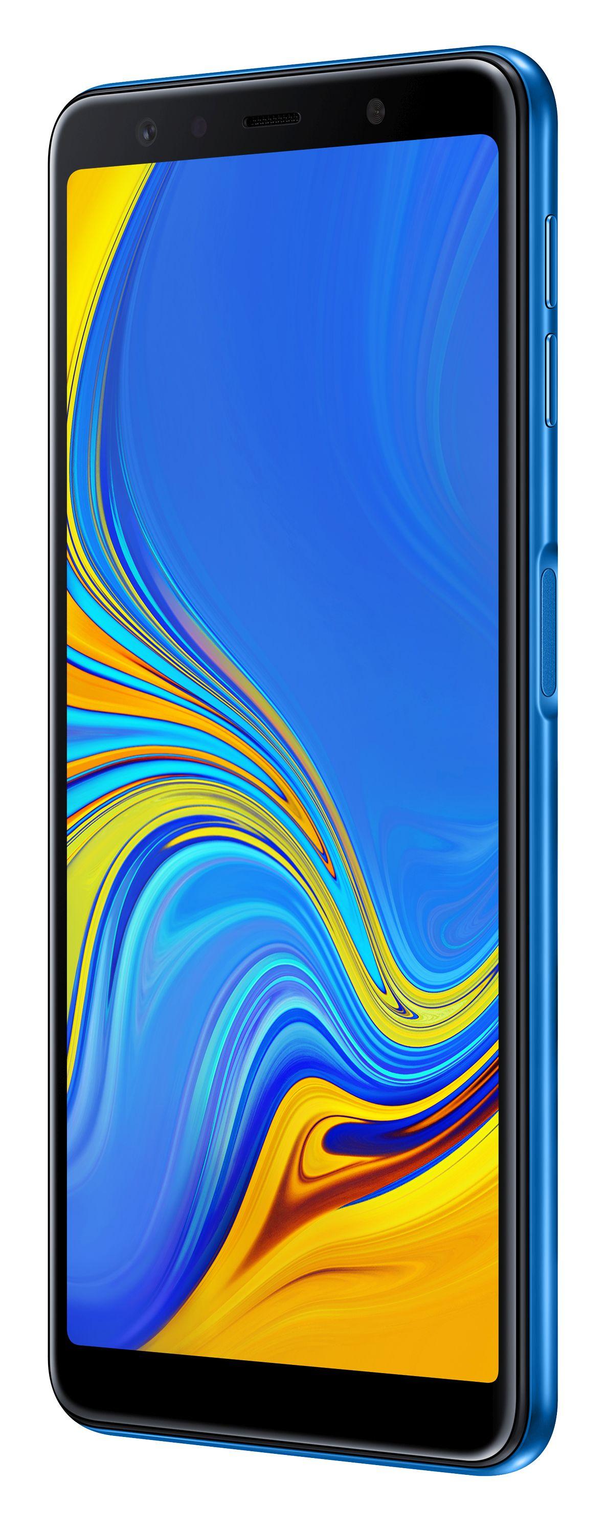 SAMSUNG - 未開封品　Samsung Galaxy A7（SM-A750C）Blue 青 Galaxy A SM-A750C A7 64GB SIMフリー 楽天版 中古 スマホ