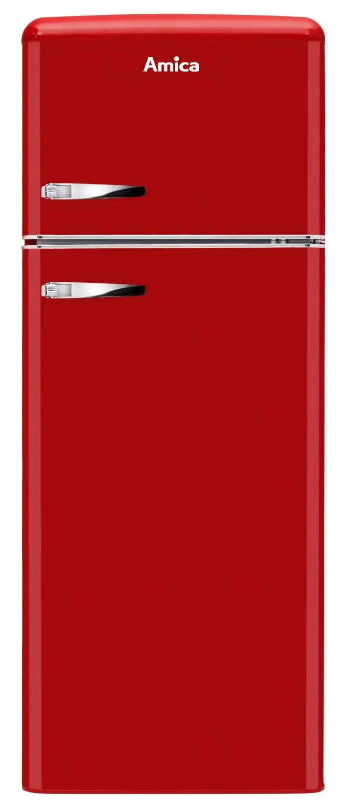 Lodówka Amica KGC15630R 144cm Czerwony