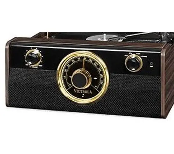 Victrola VTA-240-MA Półautomatyczny Napęd paskowy Przedwzmacniacz Bluetooth Brązowy - Kup na Raty - RRSO 0%