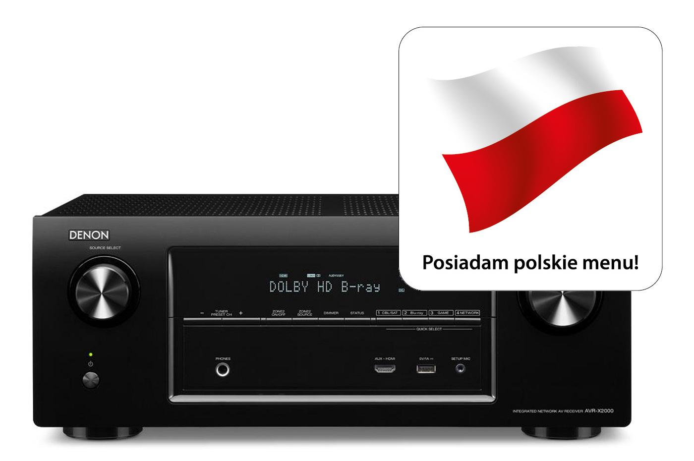 Denon デノン アンプ AVR-X2000 Denon AVR-X2000 – DN Audio